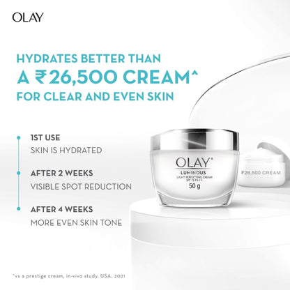 Olay Niacinamide Cream For Clear And Even Skin, Fights Dark Spots-Dullness To Reveal Healthy Glow