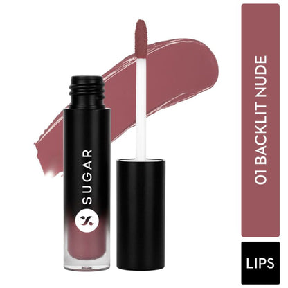 SUGAR Mousse Muse Maskproof Lip Cream - 01 Backlit Nude