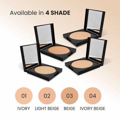 VERYMISS Velvet Matte Finish Compact Powder - 04 Ivory Beige