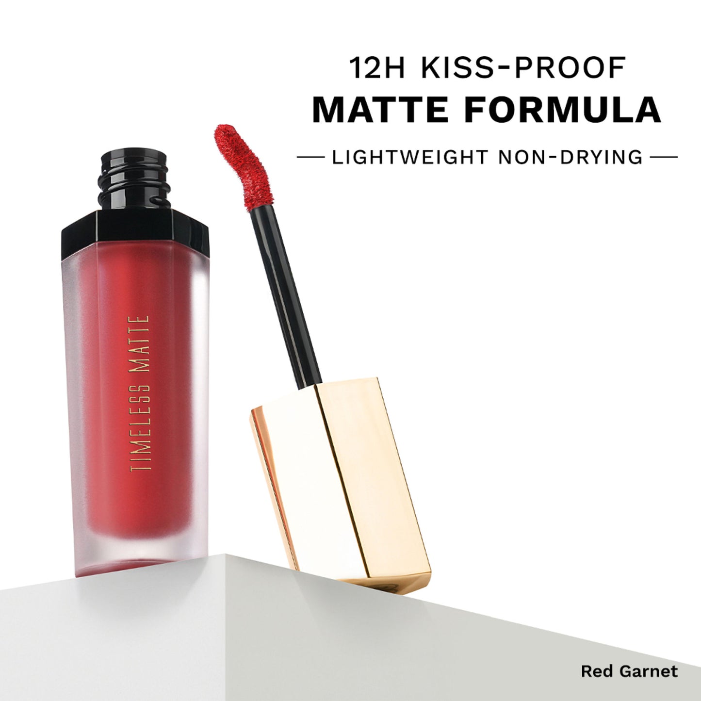 PAC Timeless Matte - 12H Longlasting, Ultra Pigmented One Swipe Payoff, Smudgeproof - Red Garnet