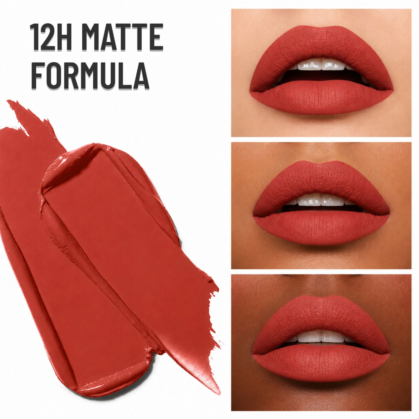 PAC Timeless Matte - 12H Longlasting, Ultra Pigmented One Swipe Payoff, Smudgeproof - Posh