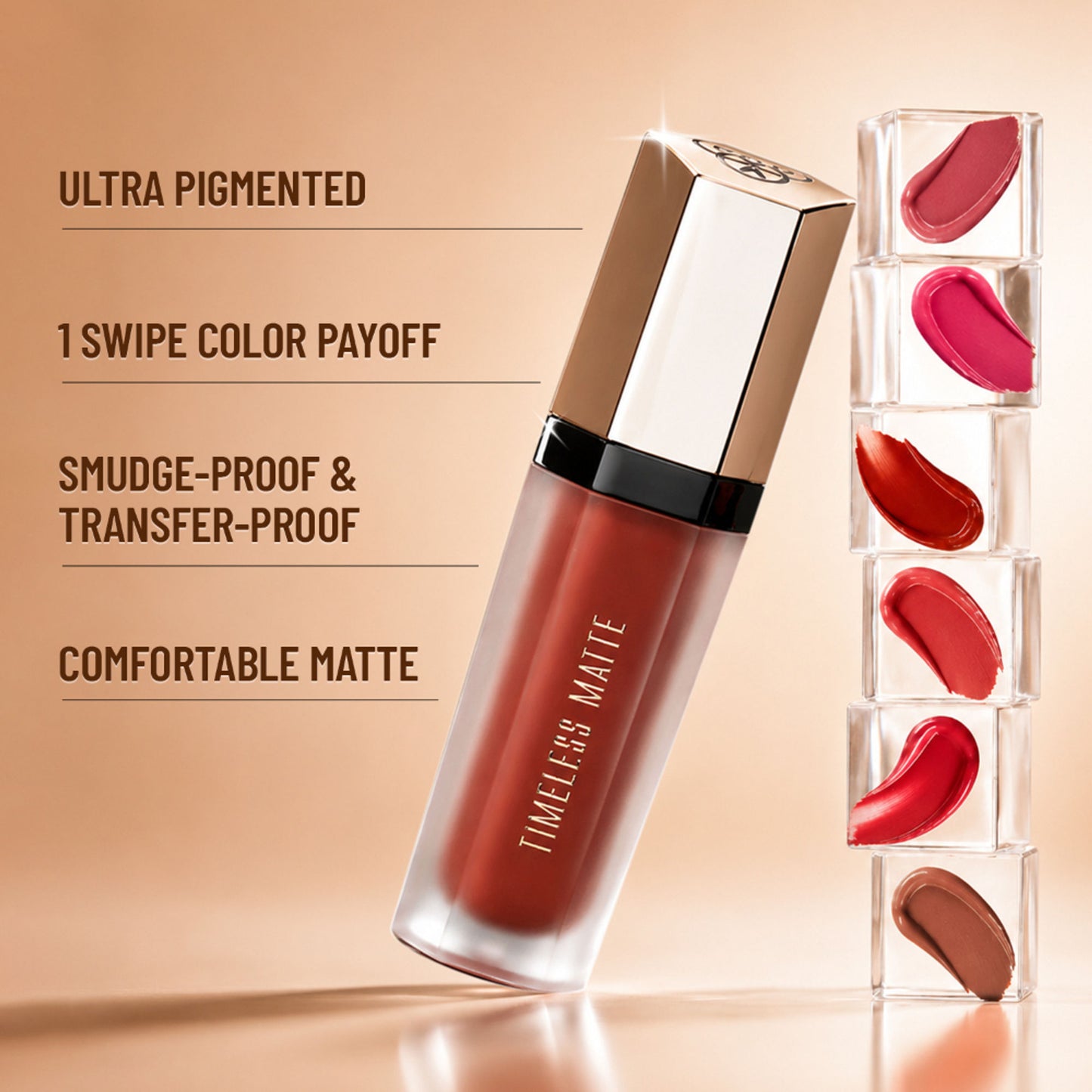 PAC Timeless Matte - 12H Longlasting, Ultra Pigmented One Swipe Payoff, Smudgeproof - Berryliscous