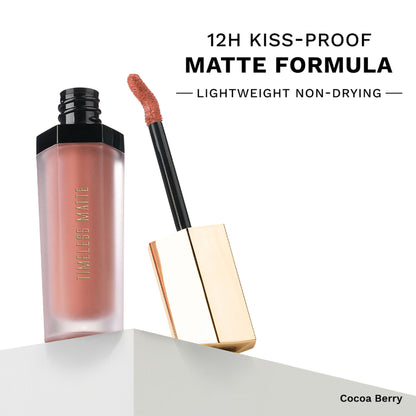 PAC Timeless Matte - 12H Longlasting, Ultra Pigmented One Swipe Payoff, Smudgeproof - Cocoa Berry