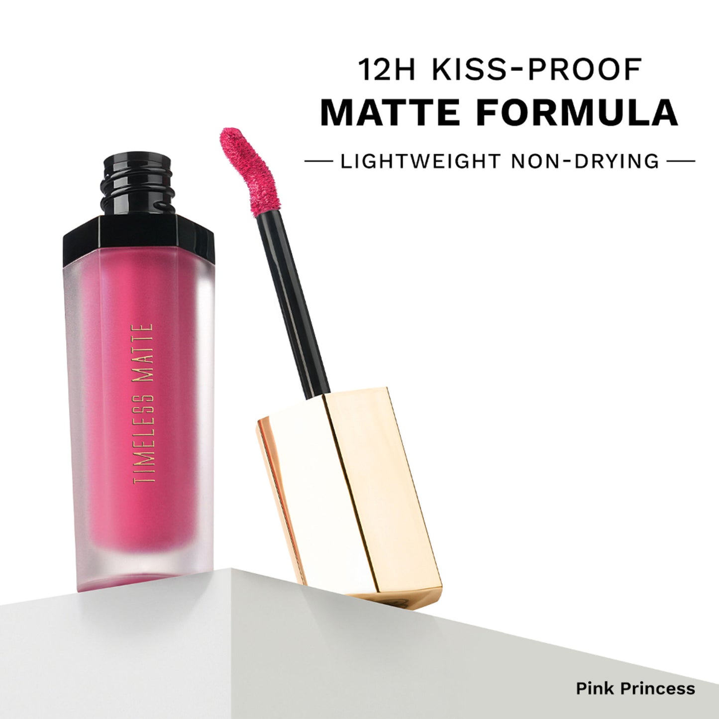 PAC Timeless Matte - 12H Longlasting, Ultra Pigmented One Swipe Payoff, Smudgeproof - Pink Princess