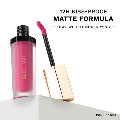 PAC Timeless Matte - 12H Longlasting, Ultra Pigmented One Swipe Payoff, Smudgeproof - Pink Princess