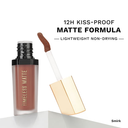 PAC Timeless Matte Mini - 12H Longlasting, Ultra Pigmented One Swipe Payoff, Smudgeproof - Smirk