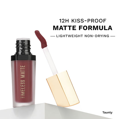 PAC Timeless Matte Mini - 12H Longlasting, Ultra Pigmented One Swipe Payoff, Smudgeproof - Taunty