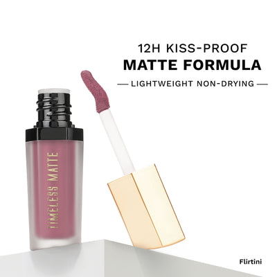PAC Timeless Matte Mini - 12H Longlasting, Ultra Pigmented One Swipe Payoff, Smudgeproof - Flirtini