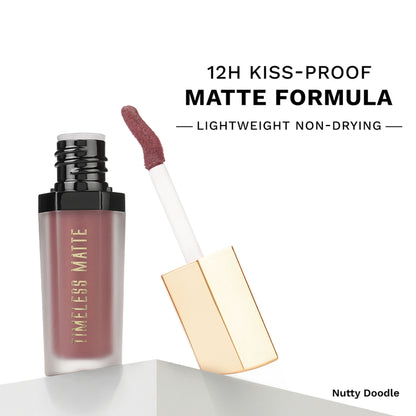 PAC Timeless Matte Mini - 12H Longlasting, Ultra Pigmented One Swipe Payoff, Smudgeproof - Nutty Doodle