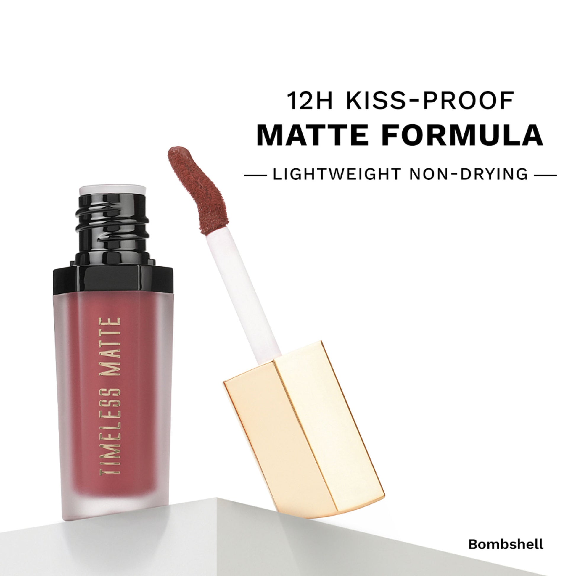 PAC Timeless Matte Mini - 12H Longlasting, Ultra Pigmented One Swipe Payoff, Smudgeproof - Bombshell