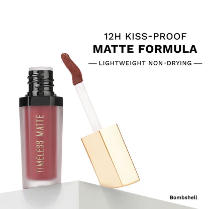 PAC Timeless Matte Mini - 12H Longlasting, Ultra Pigmented One Swipe Payoff, Smudgeproof - Bombshell