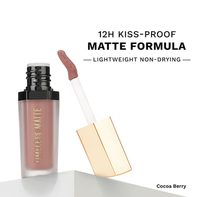 PAC Timeless Matte Mini - 12H Longlasting, Ultra Pigmented One Swipe Payoff, Smudgeproof - Cocoa Berry