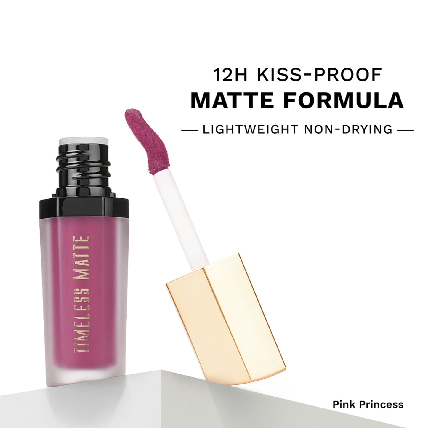 PAC Timeless Matte Mini - 12H Longlasting, Ultra Pigmented One Swipe Payoff, Smudgeproof - Pink Princess
