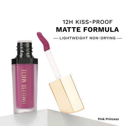 PAC Timeless Matte Mini - 12H Longlasting, Ultra Pigmented One Swipe Payoff, Smudgeproof - Pink Princess