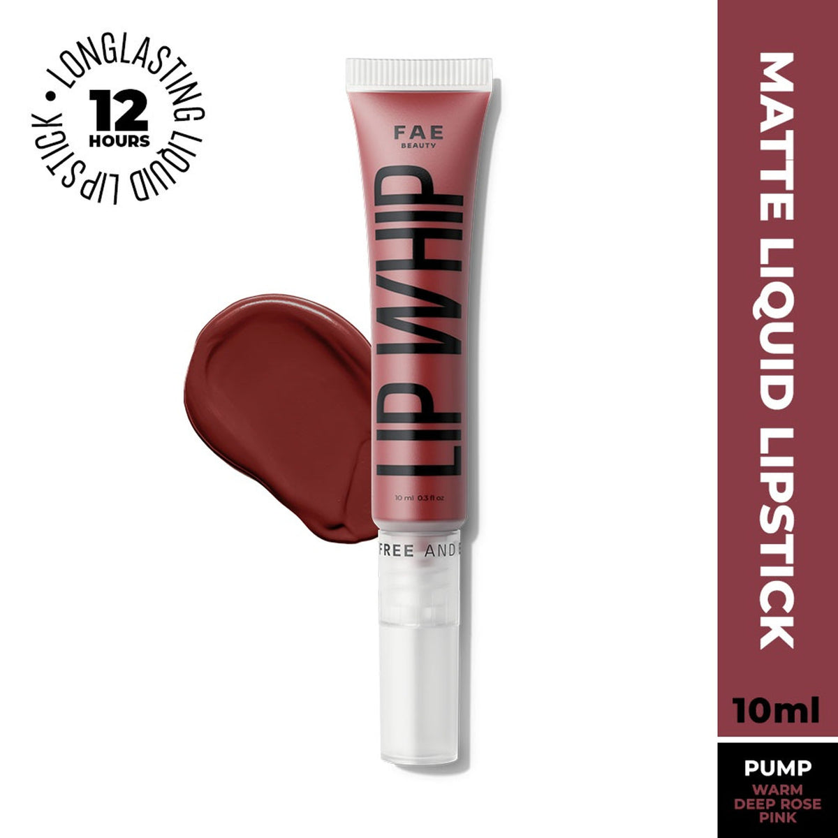 FAE Beauty Lip Whip 12H Matte Liquid Lipstick - Pump