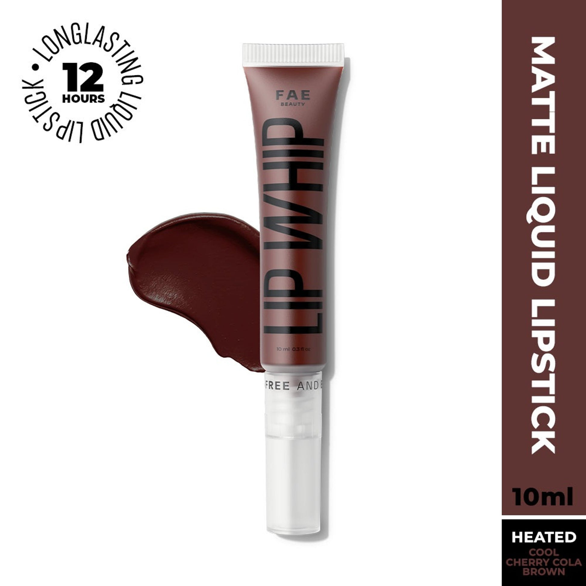 FAE Beauty Lip Whip 12H Matte Liquid Lipstick - Heated
