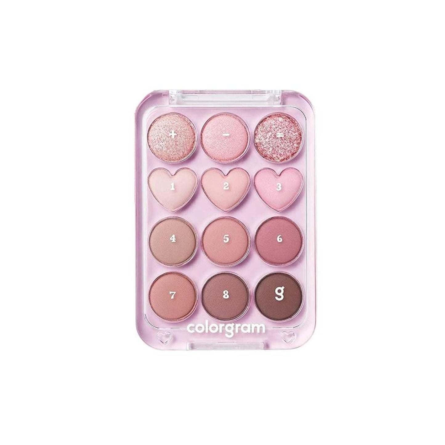 COLORGRAM Pin Point Eyeshadow Palette - 02 Pink N Mauve