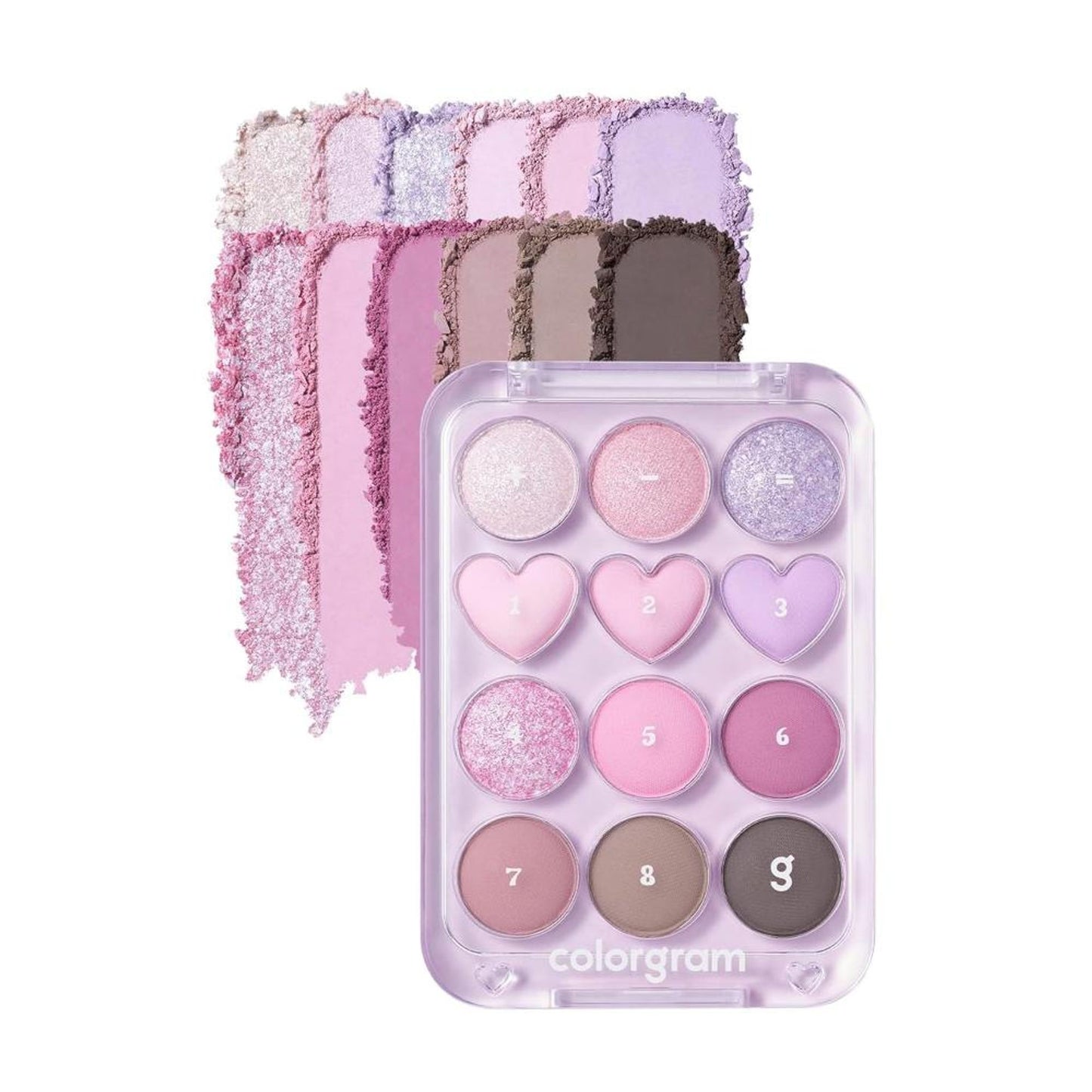 COLORGRAM Pin Point Eyeshadow Palette - 8809526842277_a03pinknlavendera