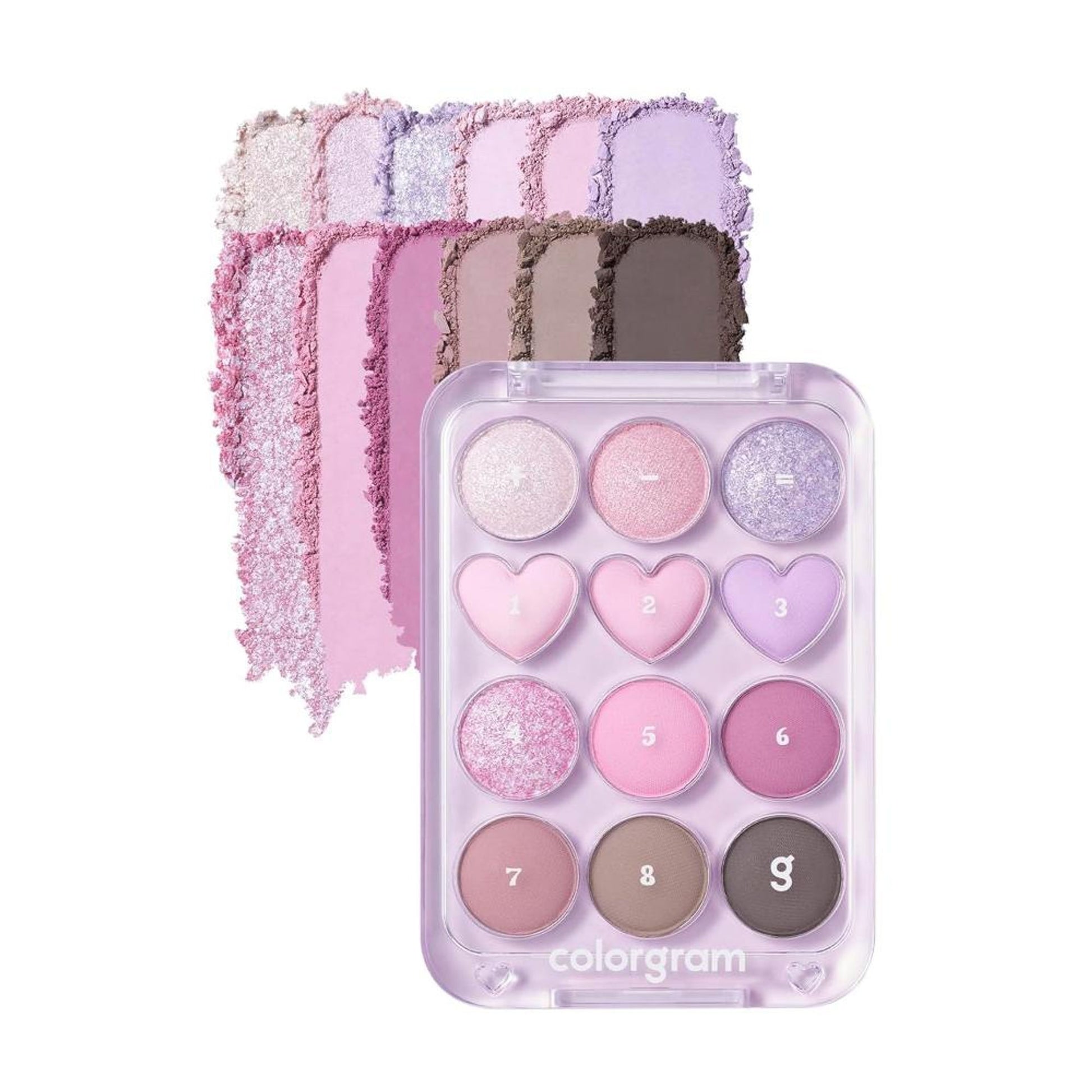 COLORGRAM Pin Point Eyeshadow Palette - 8809526842277_a03pinknlavendera