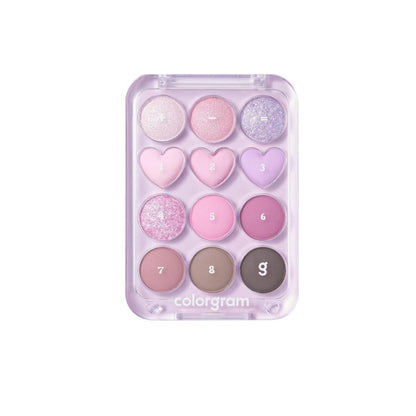 COLORGRAM Pin Point Eyeshadow Palette - 8809526842277_a03pinknlavendera