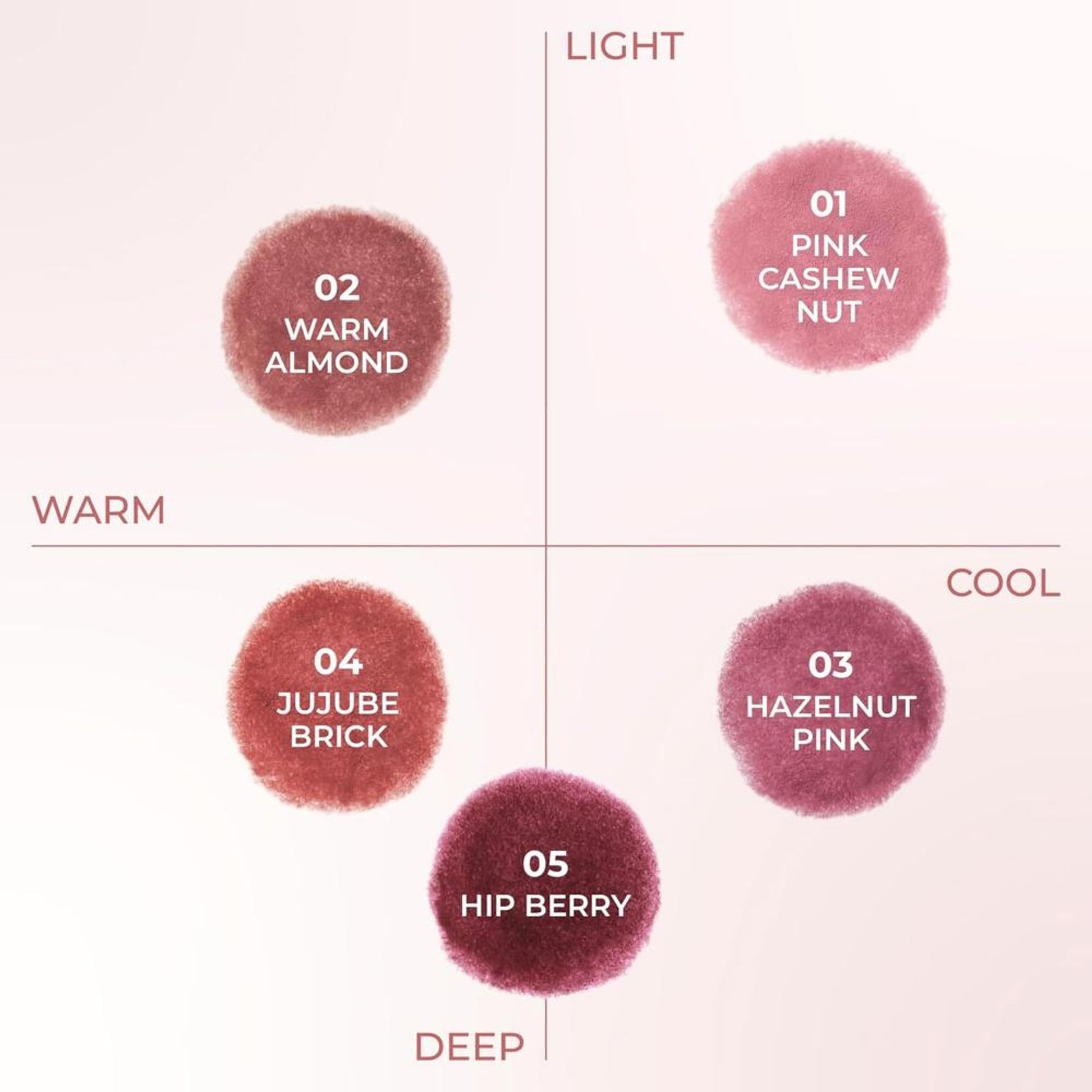 COLORGRAM Tintin Dory Blur Jam - 01 Pink Cashew Nut