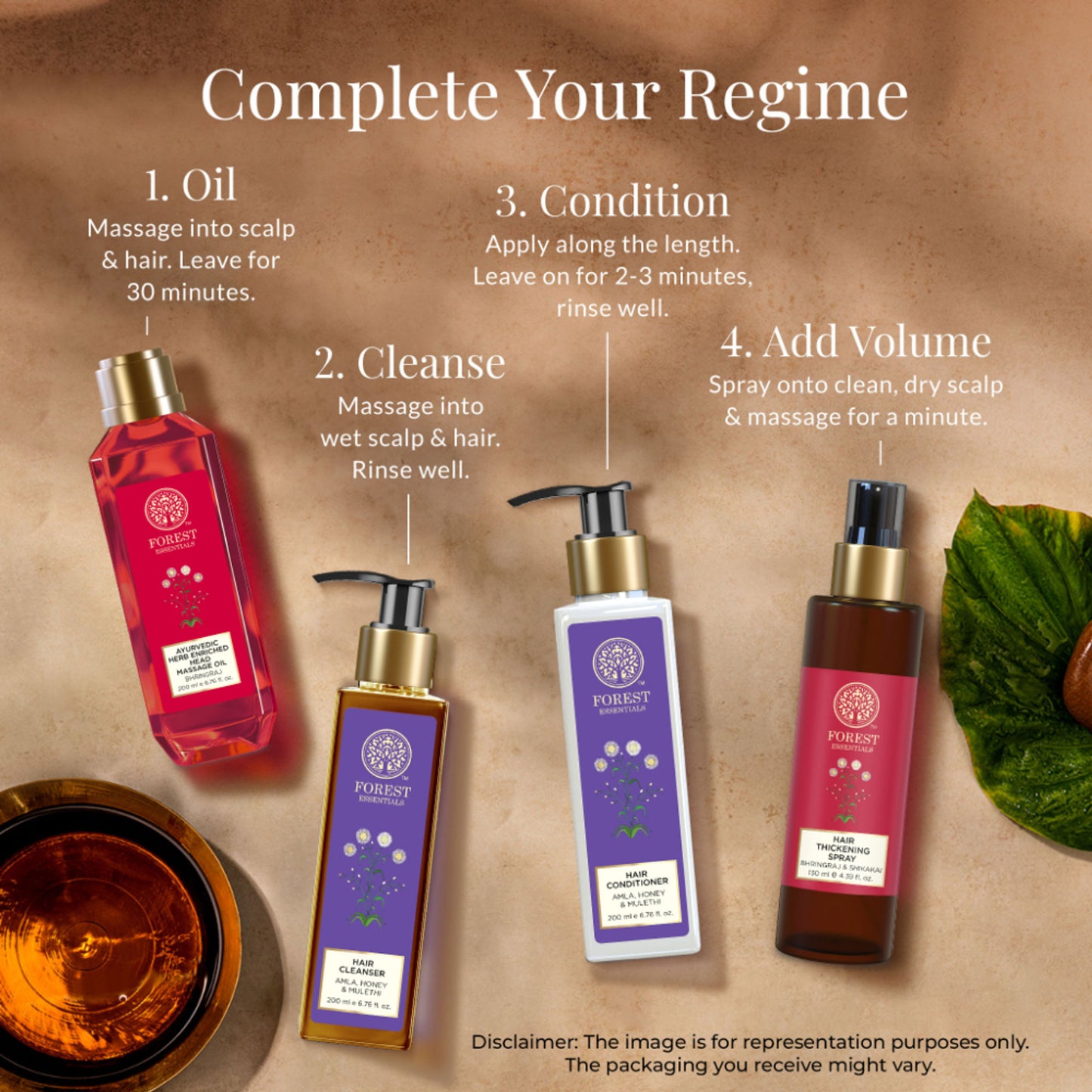 Forest Essentials Ayurvedic Bhringraj Herb Enriched Head Massage Hair Oil