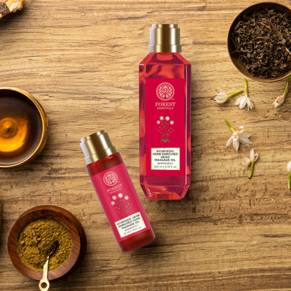 Forest Essentials Ayurvedic Bhringraj Herb Enriched Head Massage Hair Oil