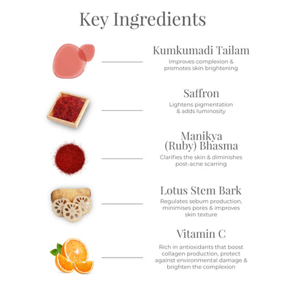 Forest Essentials Kumkumadi Night Cream with vitamin C and Kumkumadi Tailam, a luxurious night face cream for radiant skin