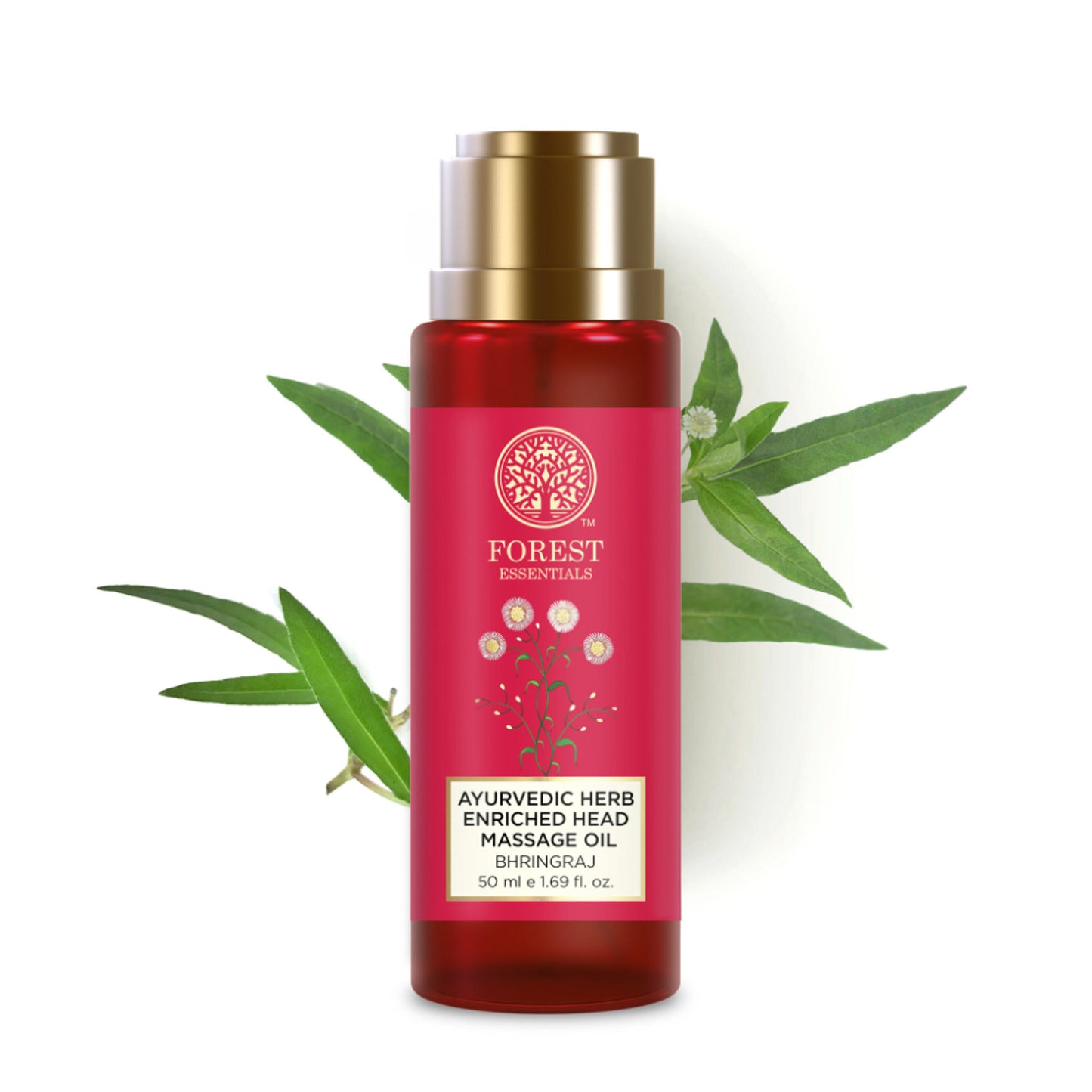 Forest Essentials Ayurvedic Bhringraj Herb Enriched Head Massage Hair Oil