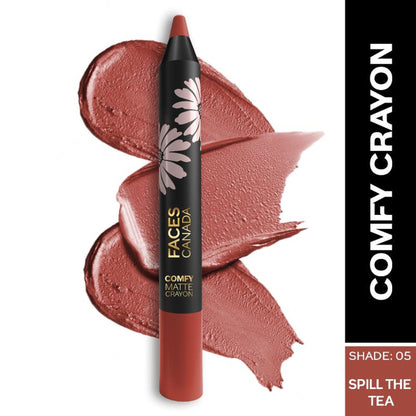 Faces Canada Comfy Matte Crayon - Spill The Tea 05