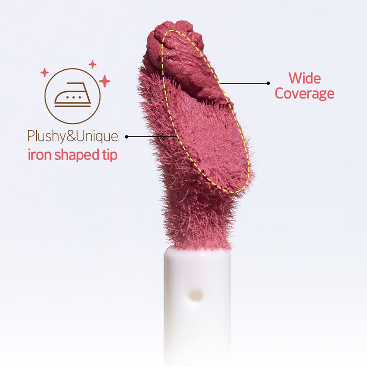 ETUDE Soft Fixing Tint in shade 03 Must Be Love, showcasing the lip tint with a smooth, natural finish and vibrant color.