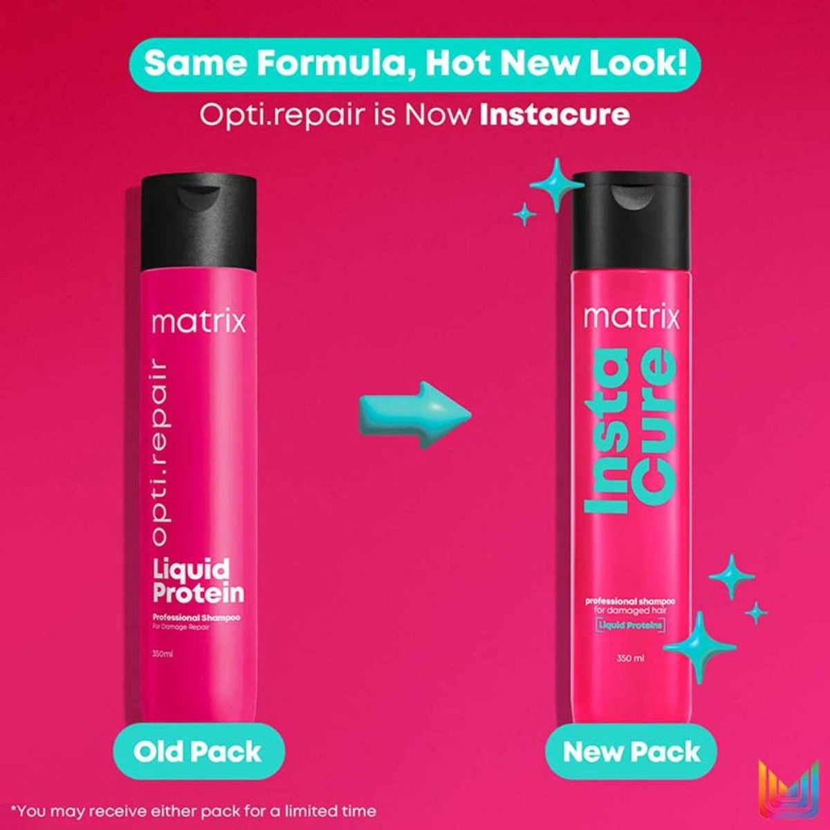 Matrix InstaCure Liquid Protein Shampoo for Damaged Hair, Reduce Split Ends, Breakage, Paraben Free