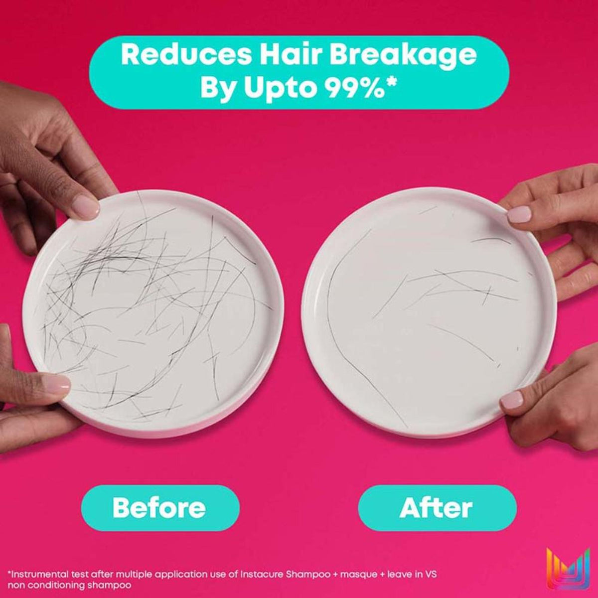 Matrix InstaCure Liquid Protein Shampoo for Damaged Hair, Reduce Split Ends, Breakage, Paraben Free