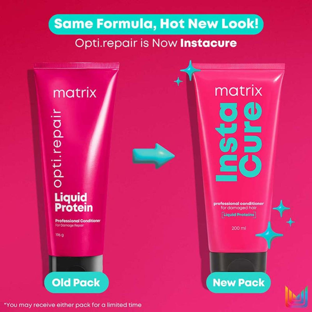 Matrix InstaCure Liquid Protein Conditioner for Damaged Hair, Reduced Split Ends & Breakage
