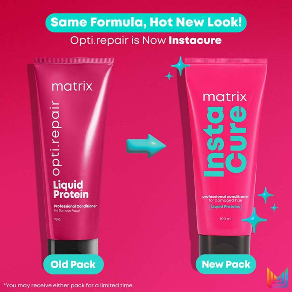 Matrix InstaCure Liquid Protein Conditioner for Damaged Hair, Reduced Split Ends & Breakage