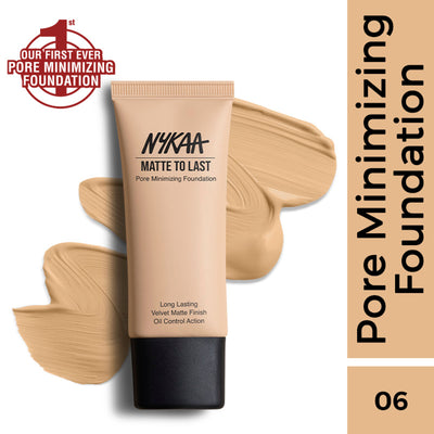 Nykaa Cosmetics Matte To Last Pore Minimizing Foundation - 06Y Medium