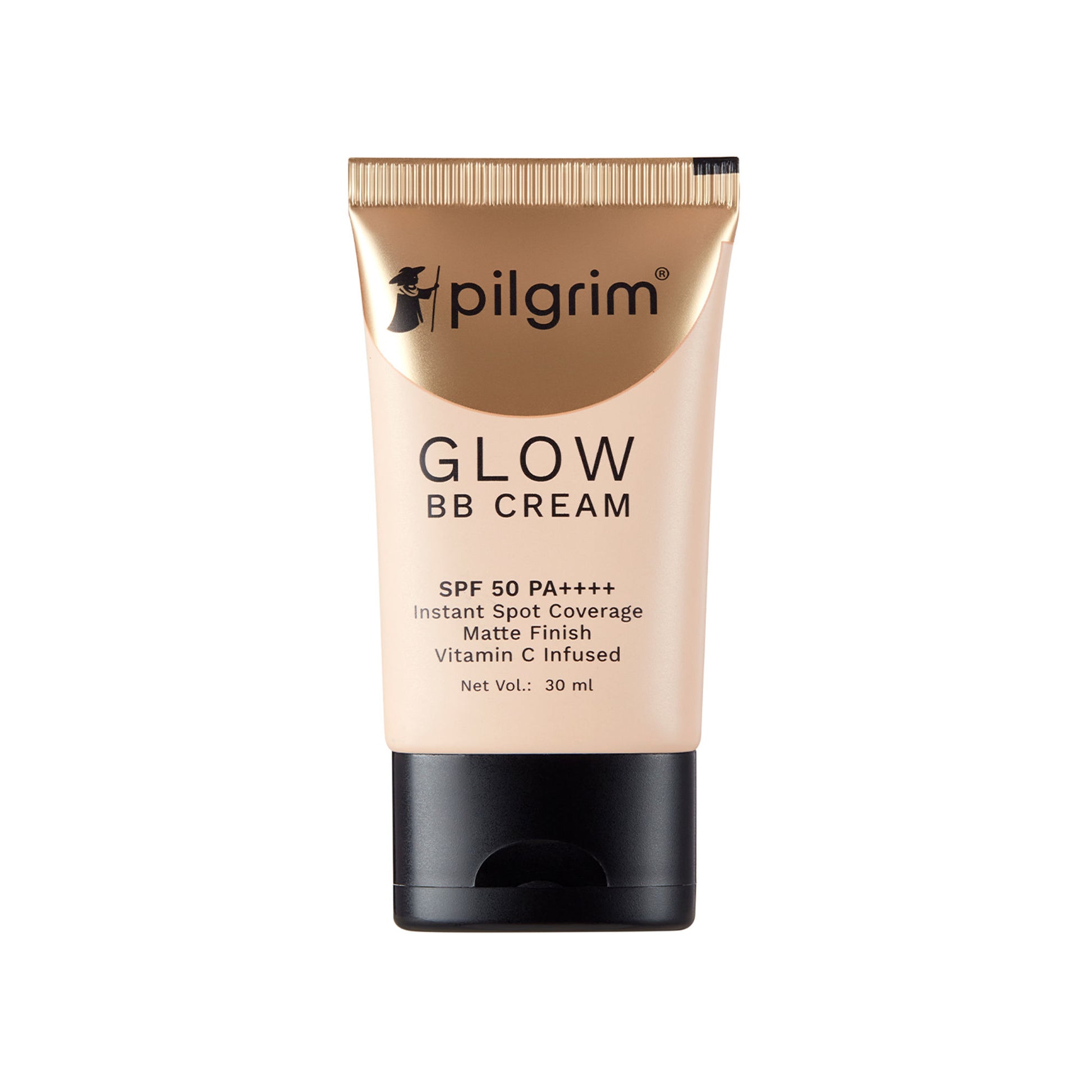 Pilgrim Glow BB Cream with SPF 50PA++++ Instant Spot Coverage Matte Finish For Oil Dry All Skin Type - Honey Glow