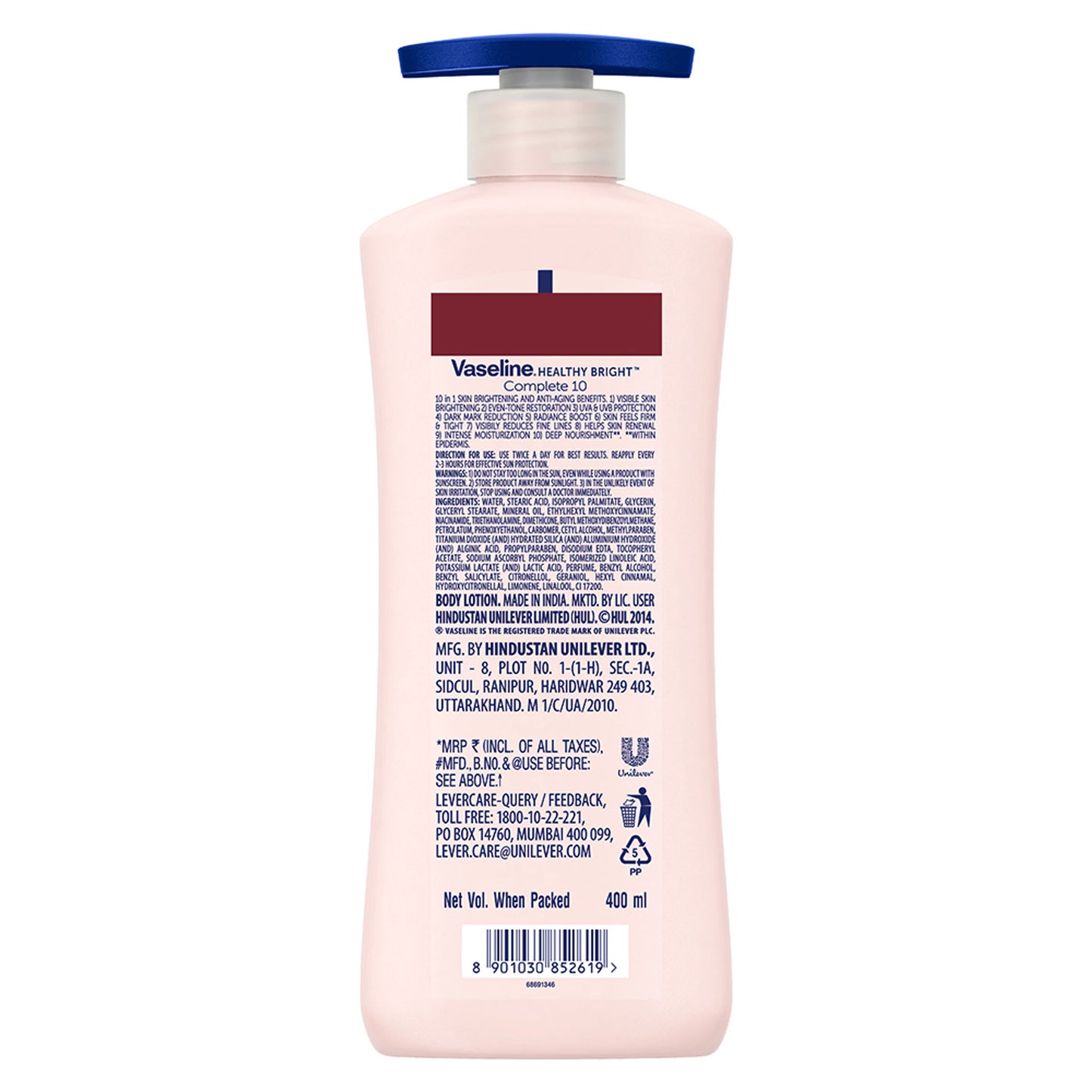 Vaseline Healthy Bright Complete 10 Body Lotion