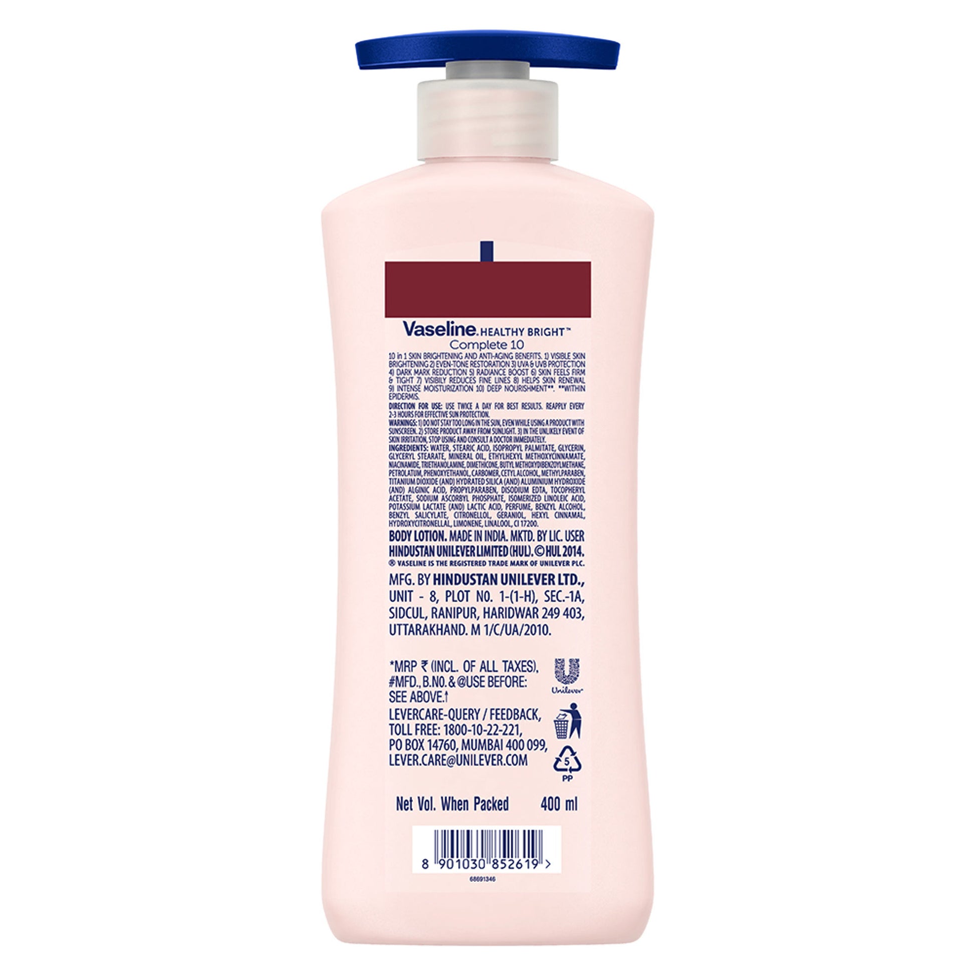 Vaseline Healthy Bright Complete 10 Body Lotion