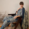 Dhiyona IE Women Floral Printed Regular Pure Cotton Kurta with Trousers & With Dupatta