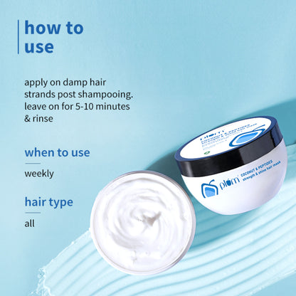 Plum Coconut Milk & Peptides Strength And Shine Hair Mask