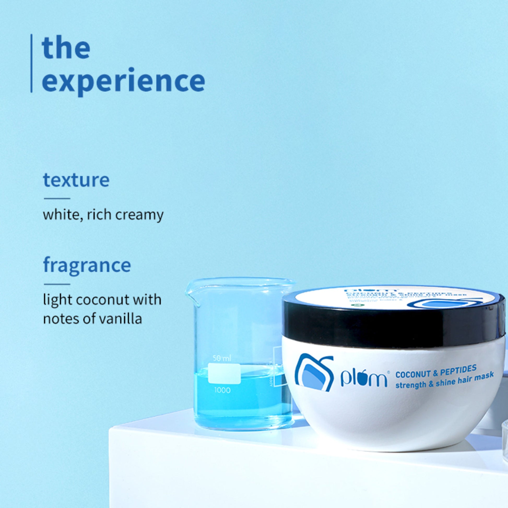 Plum Coconut Milk & Peptides Strength And Shine Hair Mask