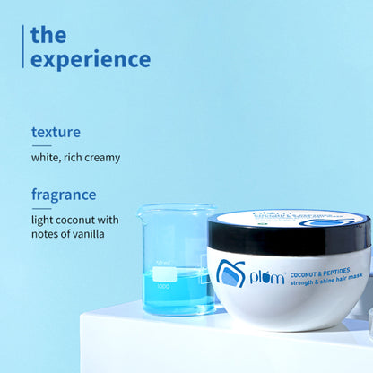 Plum Coconut Milk & Peptides Strength And Shine Hair Mask