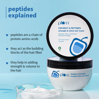 Plum Coconut Milk & Peptides Strength And Shine Hair Mask