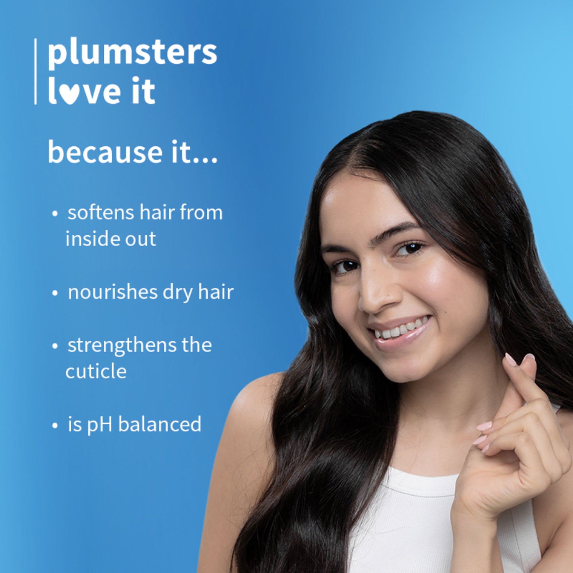 Plum Peptides Shampoo with Coconut Milk for Dry & Rough Hair 22x softer hair in 1 wash