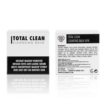 PAC Total Clean Cleansing Balm - Melts Waterproof Makeup Instantly, Non Drying & Non Irritating
