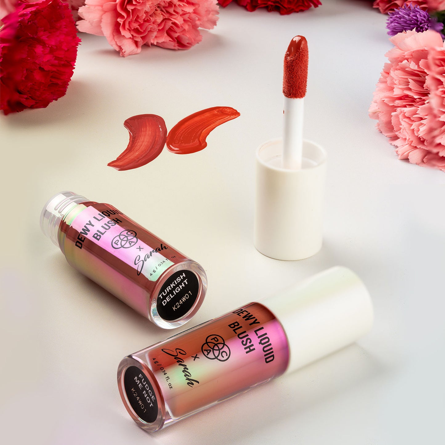 PAC X Sarah Dewy Liquid Blush - Fudge Me Not