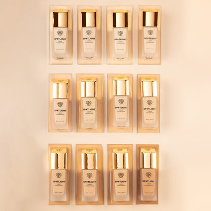 PAC Spotlight Liquid Foundation - Full Coverage Longlasting Waterproof Formula - 08 Frosted Cake