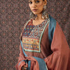 Dhiyona IE Women Ethnic Motifs Printed Regular Sequinned Pure Cotton Kurta with Trousers & With Dupatta