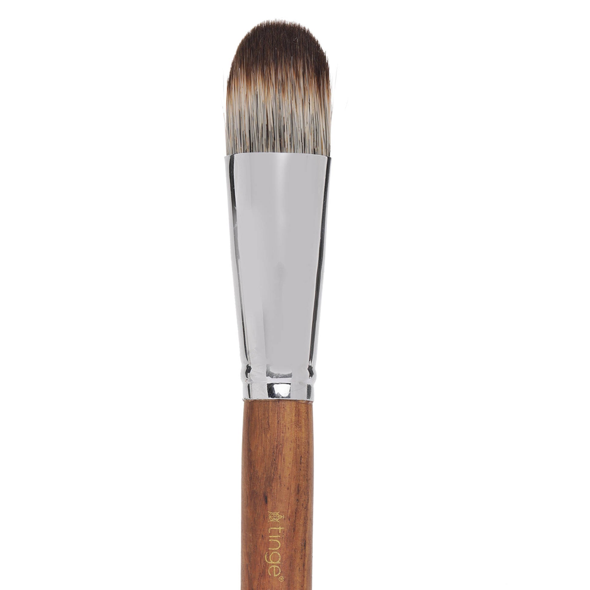 Tinge Flat Foundation Small Face Brush - 120-MUL-BRU